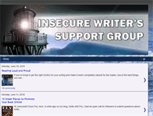 Tablet Screenshot of insecurewriterssupportgroup.com